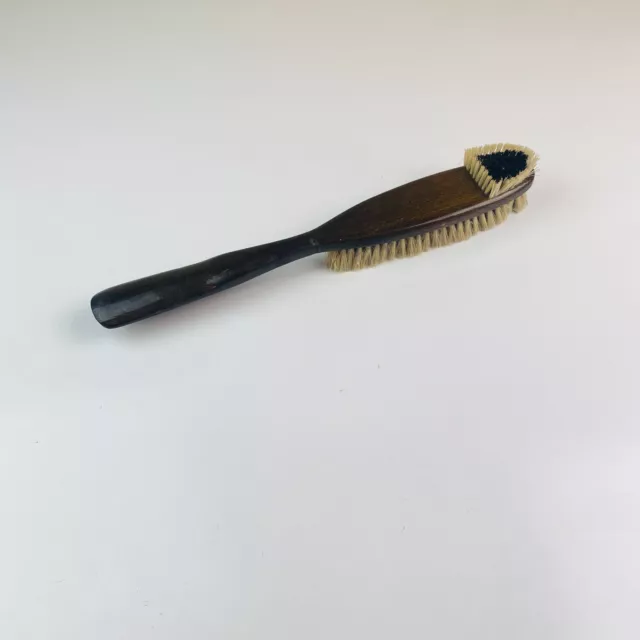Vintage Shoe Horn And Brush Made In Germany Artificial Bristle