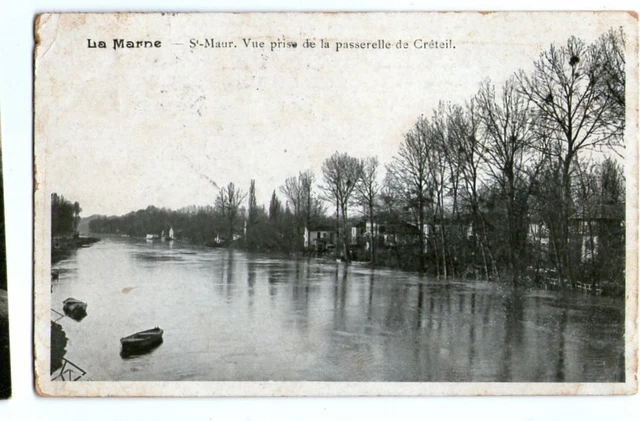 94-28 cpa Parc St-maur - passerelle de creteil