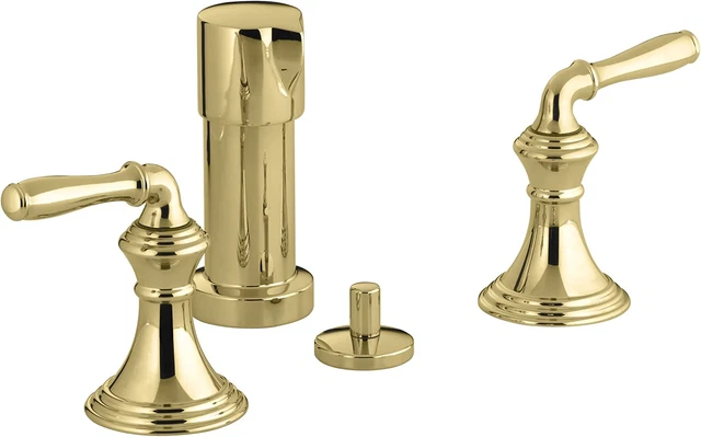 KOHLER 412-4-PB K-412-4-PB Faucet, Vibrant Polished Brass