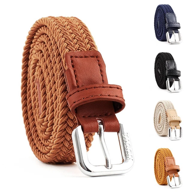 Cintura alla moda per bambini con finiture in finta pelle versatile e confortevo