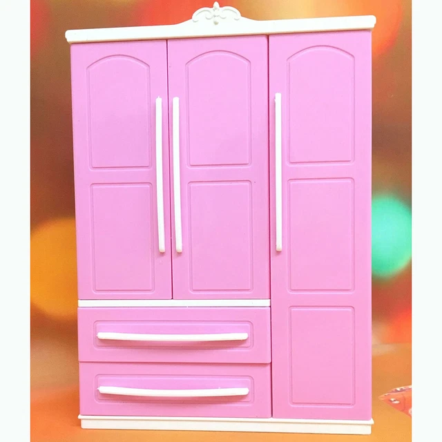 Mini Doll Wardrobe ABS Doll Closet For Children's Day