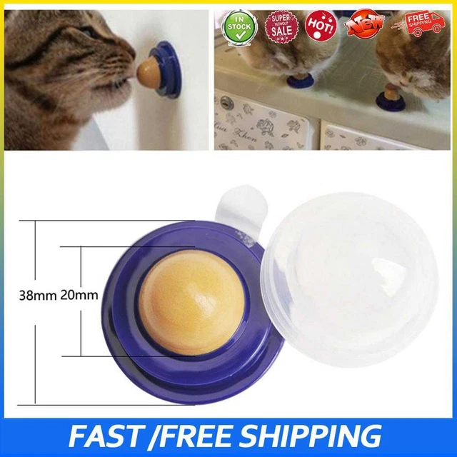 #B Snacks saludables para gatos hierba gatera azúcar caramelo lamer nutrición sólida bola energética