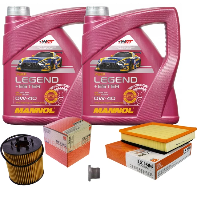 MAHLE Inspektionspaket 8 L MANNOL Legend+Ester 0W-40 für Renault Master II