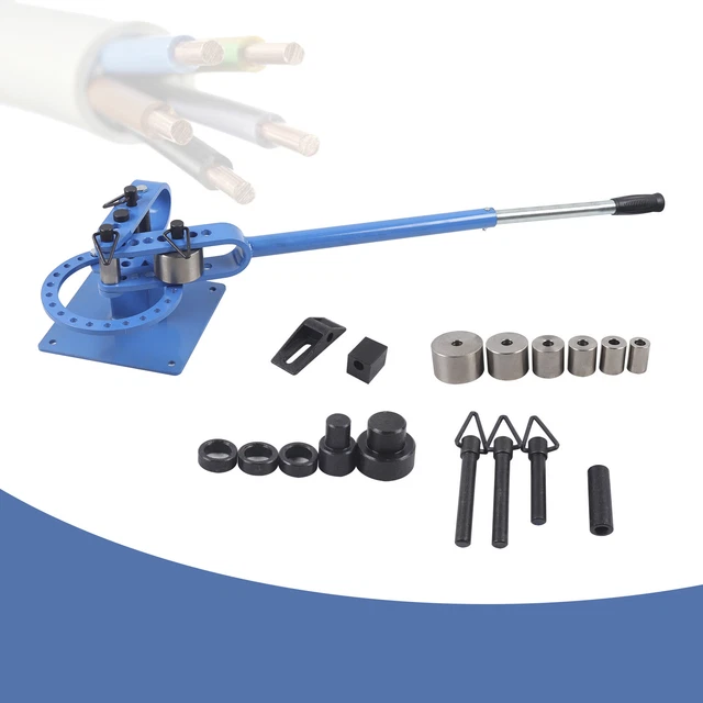 1"-3" Bending Machine Bench Top Manual Bender Metal Pipe Tube Bender Set