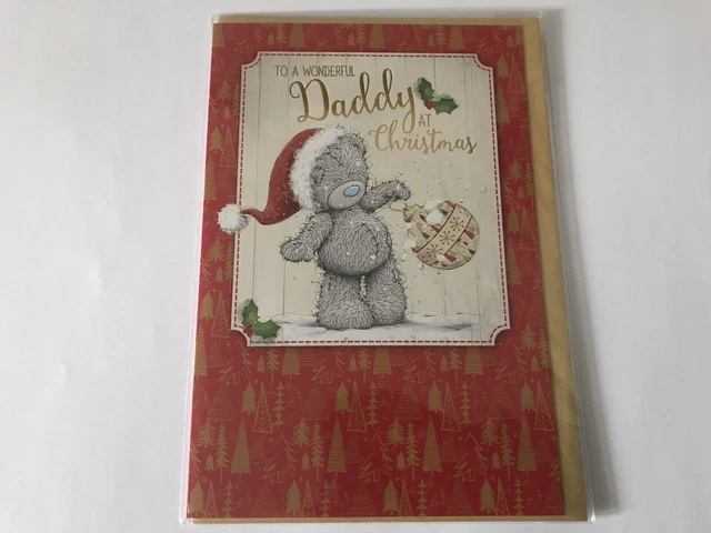 To A Wonderful Daddy Christmas Card By Tatty Teddy  Me to you Carte Blanche