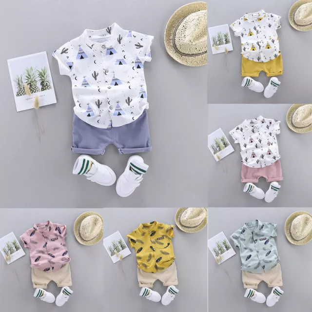 T-shirt animata estate bambini neonati bambini bambine bambine vestiti + pantaloncini abiti e set