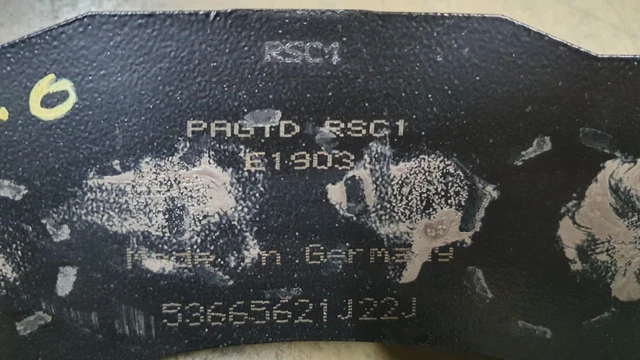 Pastiglie Freno Pagid Racing Ceramica E1903 Rsc1 53665621J22J