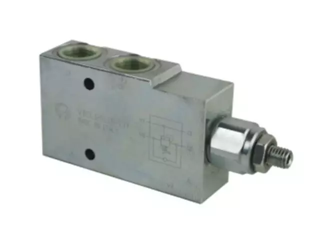Counter Balance Valve , Over Centre Valve, Single 3/8" Bspp Made In Italy
