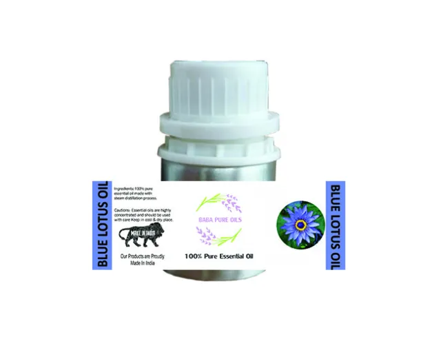 Azul Lotus Aceite Natural Pura Esencial Puro Orgánico de la India Usd 2