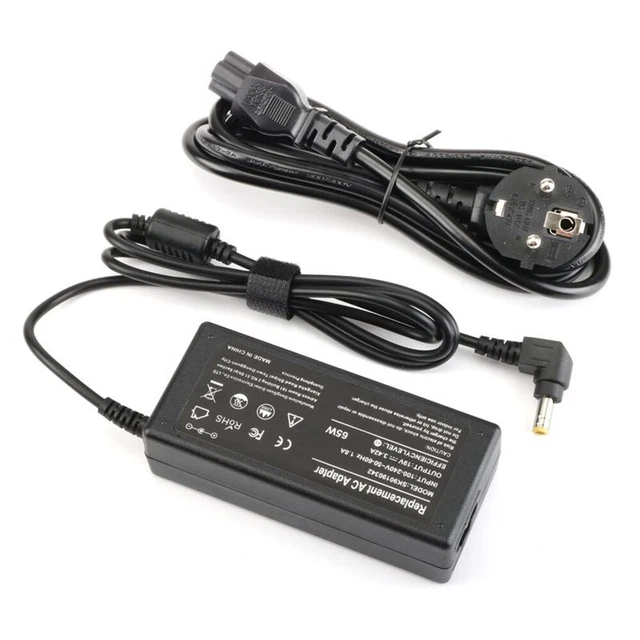 19V 3,42A 65W Notebook Laptop Ladegerät Ladekabel für ASUS Medion TOSHIBA LENOVO EUR 13,99