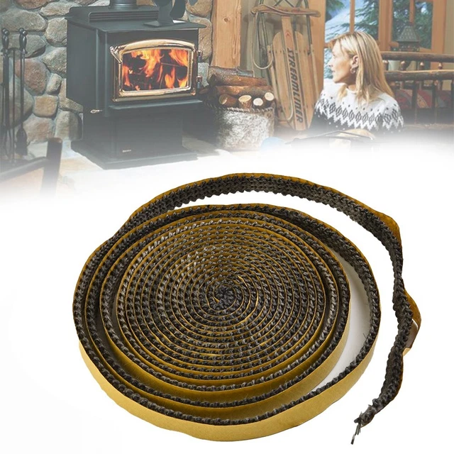 300CM Durable Cheminée Scellé Autocollant Étanchéité Bande Verre Porte de Four