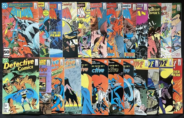 Detective Comics #558-584 range (DC 1986) McFarlane year 2 ~ comic lot (24) ~NM-