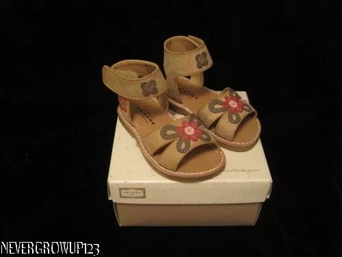 Little Girls Arizona Brown Sandals~Lil Katy~Size 5~Nib