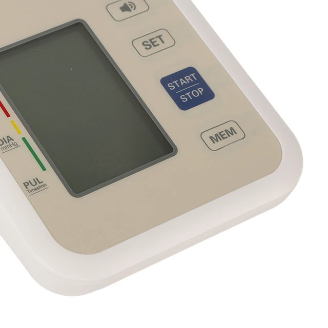 Monitor de presión arterial superior del brazo pantalla LED inflado automático desinflación GF0