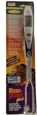 Contour Silver Maverick ET-66 Redifork Pro Lcd Matrix Thermometer with Light 