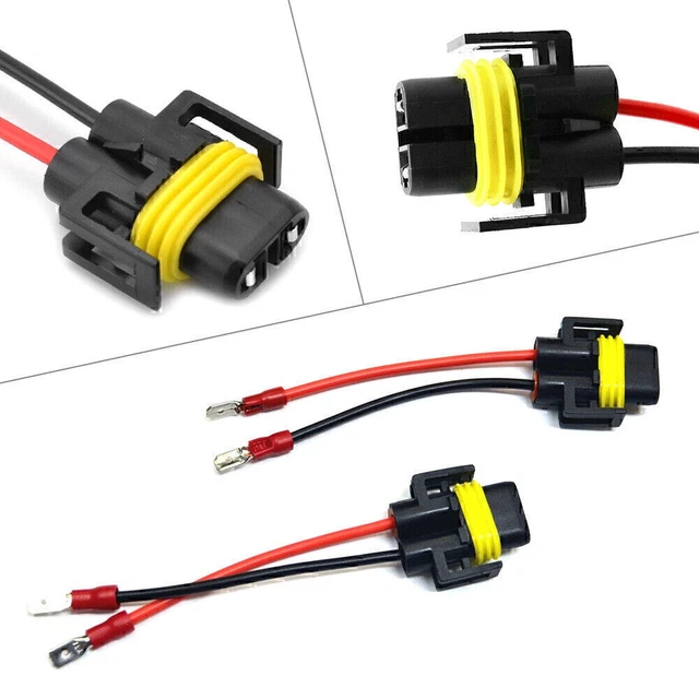 Cavo di conversione H11/H8 fari fendinebbia resistente al calore spina PVC