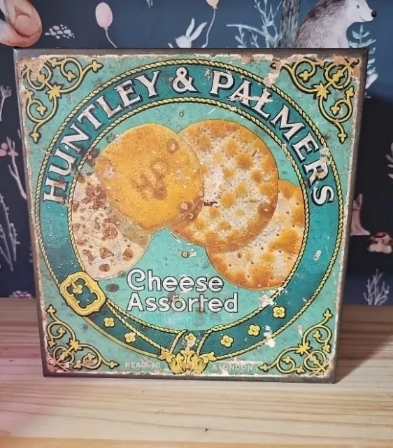 Huntley & Palmers - Tin Cookie Box - Book shape - 1909