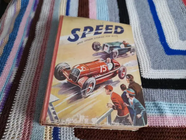Speed and Other Stories for Boys Annual 1938 Juvenile Productions London Box 150