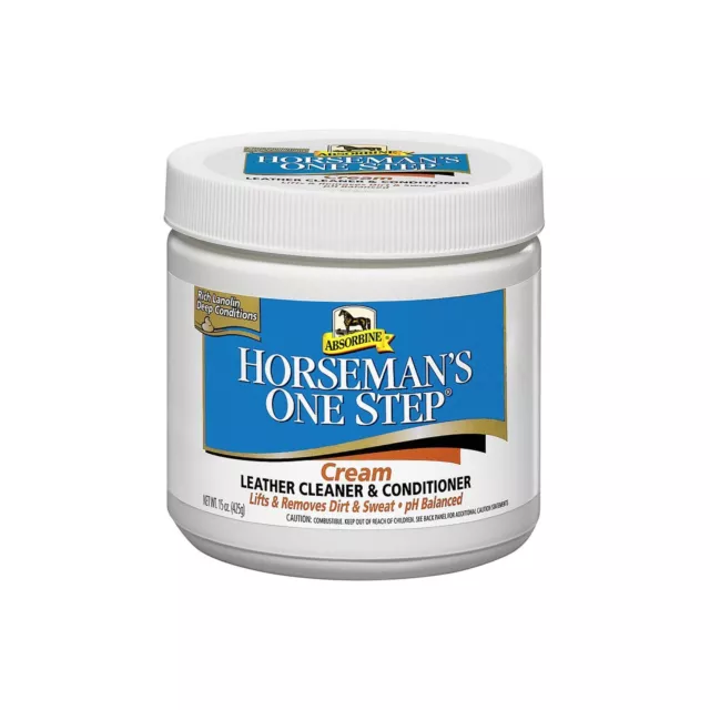 Absorbine Horseman's One Step pulisce e nutre il cuoio in unica soluzione 425 gr