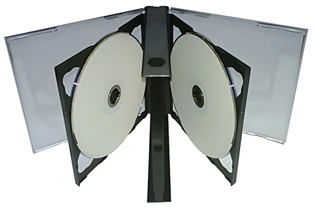 10 Black Quintuple 5 Disc CD Jewel Case