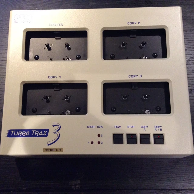 GEM TURBO TRAX 3, Lc60137 1:3 Stereo Cassette Duplicator By