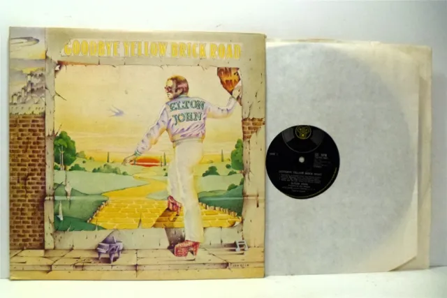 ELTON JOHN goodbye yellow brick road 2X LP EX-/EX-, DJLPD 1001, vinyl, album, uk