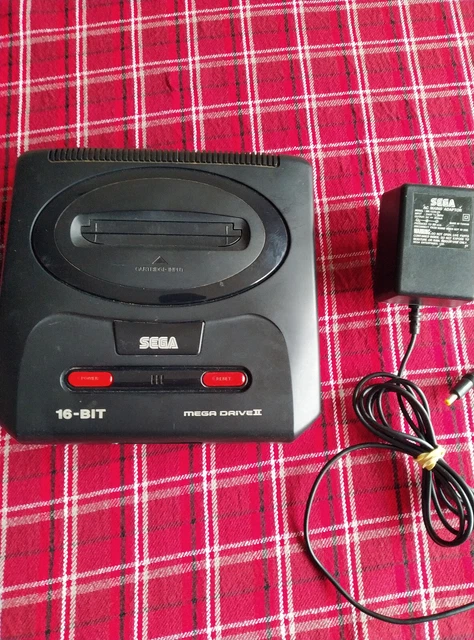 Sega Mega Drive II Console PAL and original power adapter