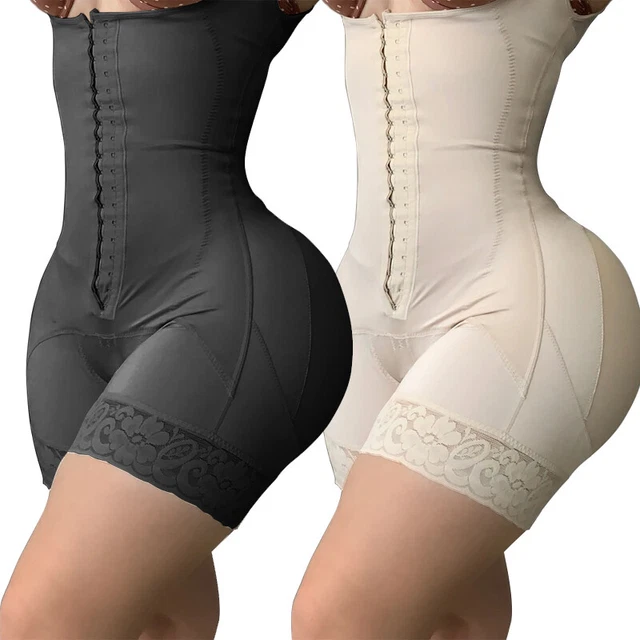 thumbnail image 2 of Fajas Salome 0525 Post Surgery Full Body Shaper With Sleeves – High Compression, Open Bust, Knee Length 2 of 4
