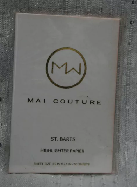 Mai Couture Textmarker Papier 50 Blatt St. Barts neu & versiegelt