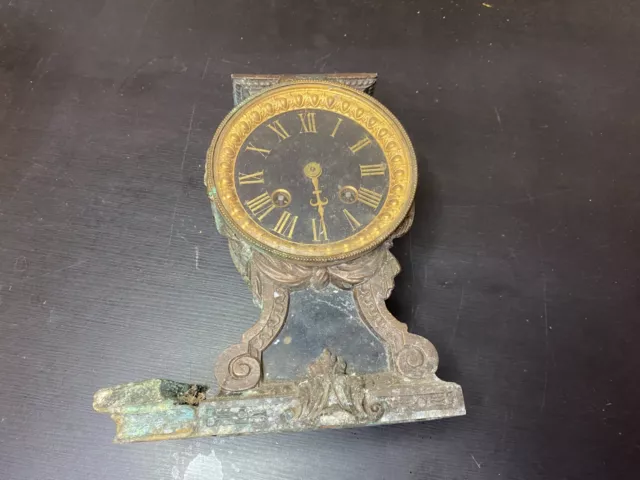 Ancienne base / pied d'Horloge de table - Ad. Mougin - France  - vers 1900