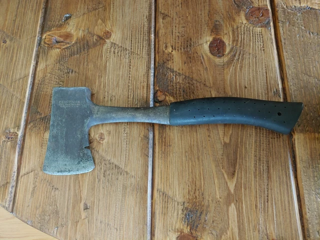 Vintage Craftsman 4810 Camp Backpack Hatchet Axe 13” 27oz Steel W/Rubber Grip