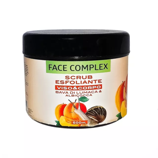 Face Complex Scrub Esfoliante Viso/Corpo Face Complex Albicocca Bava Di Lumaca 5