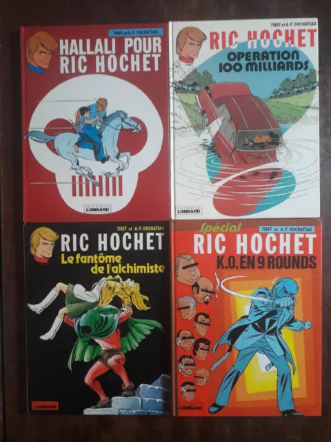 Lot 4 Ric Hochet | Tomes 28 à 31 | Tibet/Duchateau | 1979/80 | EO | TBE/BE