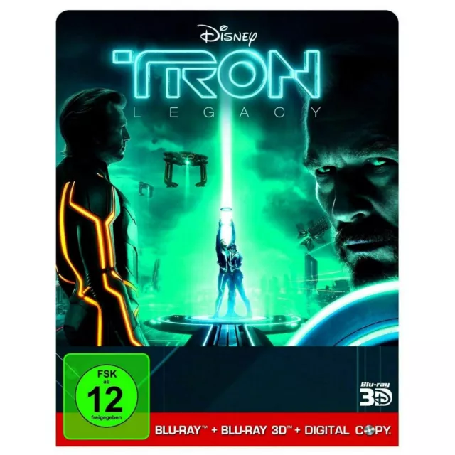 Tron Legacy 3D - vergriffenes Limited Edition Steelbook, 3D+2D+Digi-Copy Blu-ray