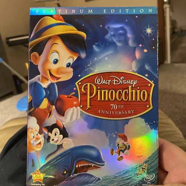 Pinocchio DVD 2009 2-Disc Set 70th Anniversary Platinum Edition Disney Children