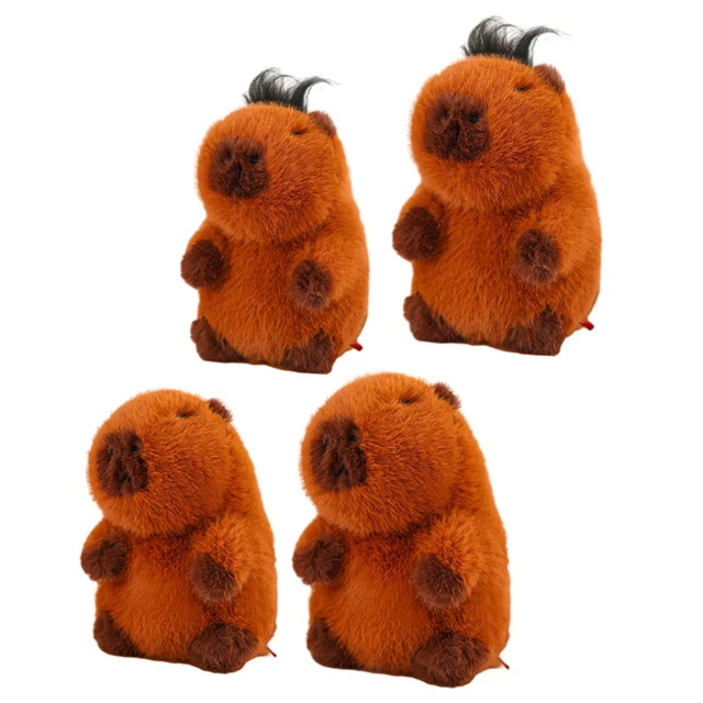 Peluche Capybara 2024, adorable peluche de dessin animé, animal en peluche doux, oreiller, 23 cm