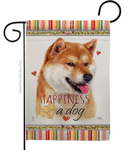 Shiba Inu Sesame Happiness Is Having A Dog Flag