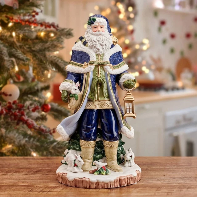 Fitz and Floyd Santa Express　オルゴール　クリスマス Noel Holiday Musical Santa Figurine, The First Noel, 11 IN