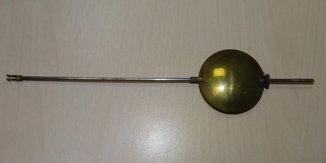Balancier Ancien Pour Horloge Ou Carillon - Début 20ème Siècle, Laiton Et Fer