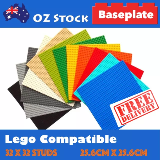 Building Base Plate Compatible with Lego Baseplate 32x32 Studs 25.6 x 25.6 cm