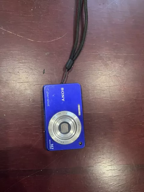 Sony Cybershot Dsc-W560 14.1Mp Digital Camera Untested Parts Only Blue