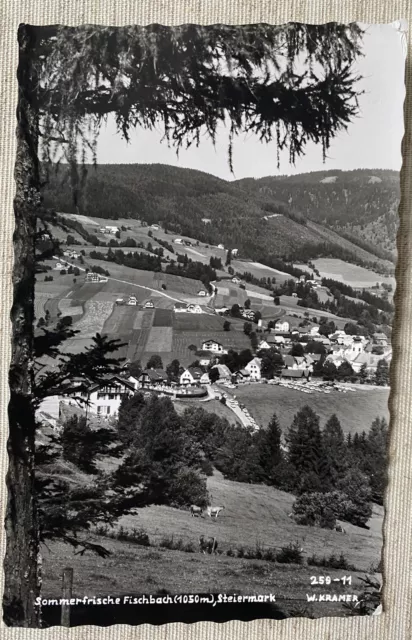 AK - Postkarte - Fischbach (1050m.) - Steiermark - 1972