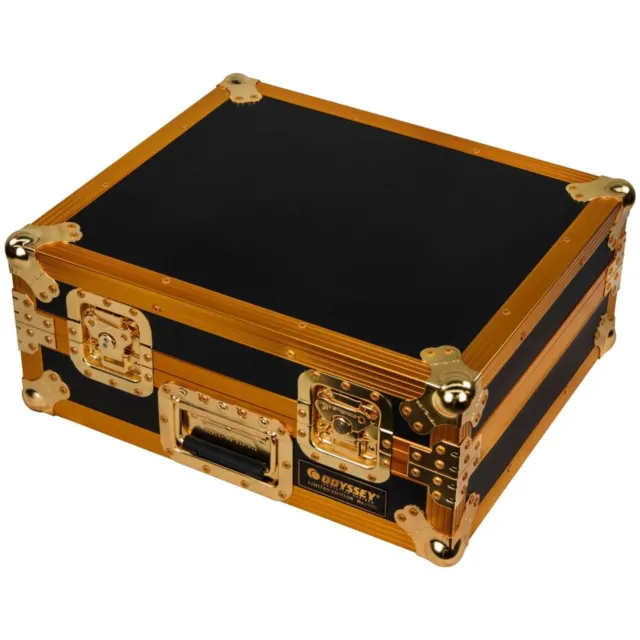 Odyssey FZ1200GOLD Limited Edition Turntable Flight Case in Gold Color