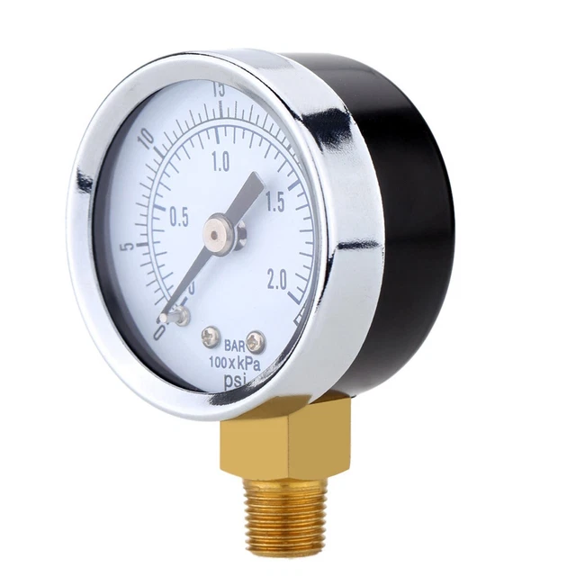 Jauge Pression Air 30PSI Pour Bateau Gonflable - Pompe à Main | Accessoire Kayak PVC