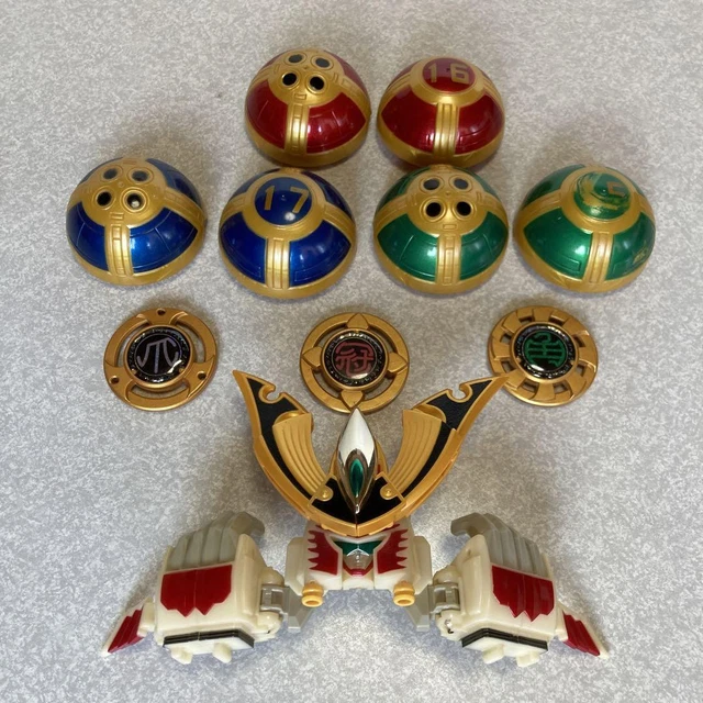 POWER RANGERS NINJA Storm Hurricaneger Tri Condor Karakuri Ball 3p ...
