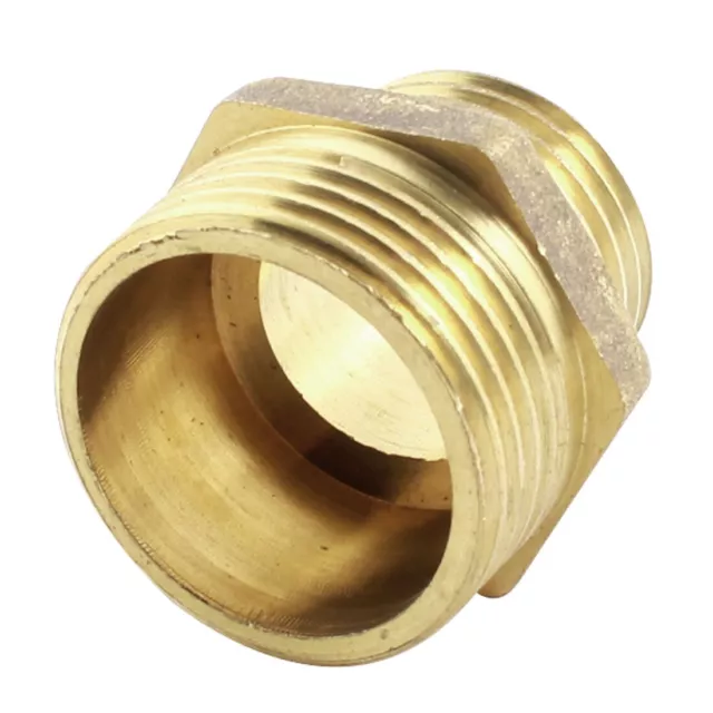 3/4PT to 1/2PT Male to Male Thread Hex Nipple Fitting Pipe Connector