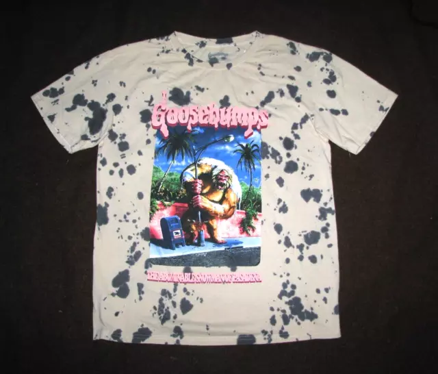 Men's (M) GOOSEBUMPS "The Abominable Snowman of Pasadena " Tie Dye T-Shirt