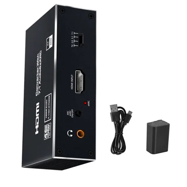 HDMI (4K@60Hz) eARC/AC Audio Extractor/Converter Multi-Port with HDCP 2.3