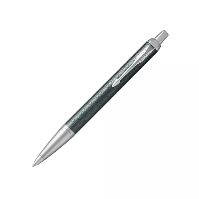 Parker IM Premium Ballpoint Pen in Pale Green Chrome Trim - NEW in Box