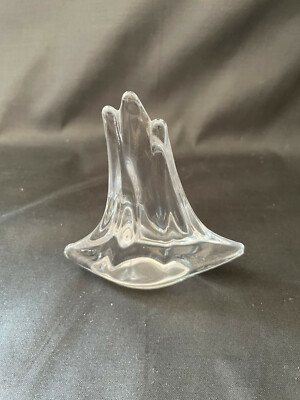 Voilier cristal translucide Daum France 